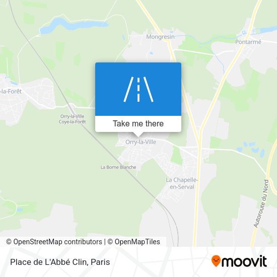 Place de L'Abbé Clin map