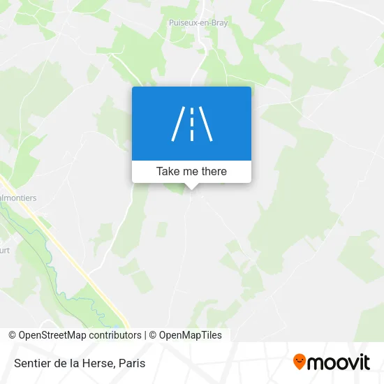 Sentier de la Herse map