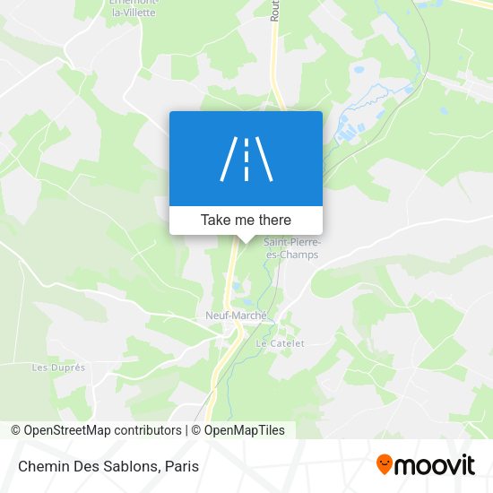 Chemin Des Sablons map