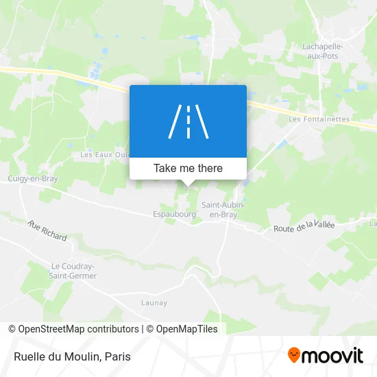 Mapa Ruelle du Moulin