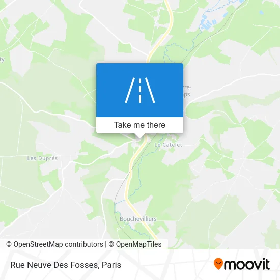 Mapa Rue Neuve Des Fosses