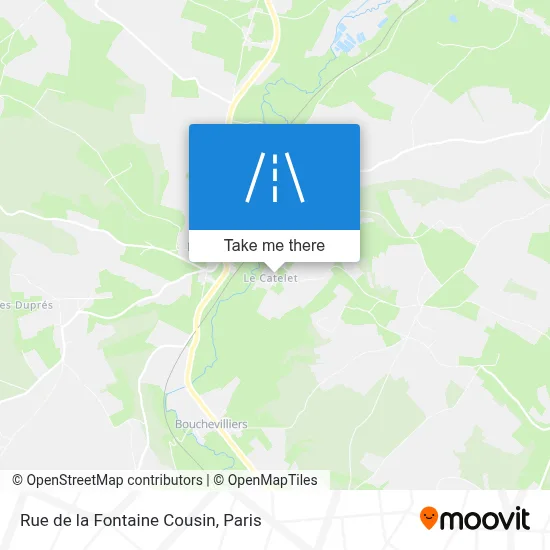 Rue de la Fontaine Cousin map