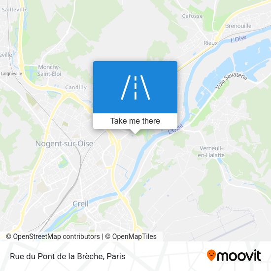Rue du Pont de la Brèche map