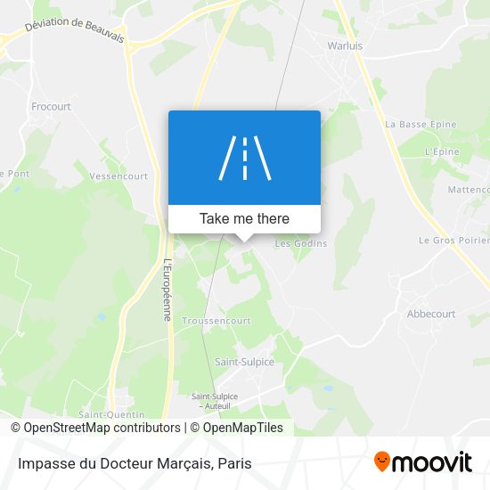 Impasse du Docteur Marçais map
