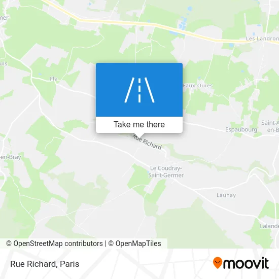 Rue Richard map