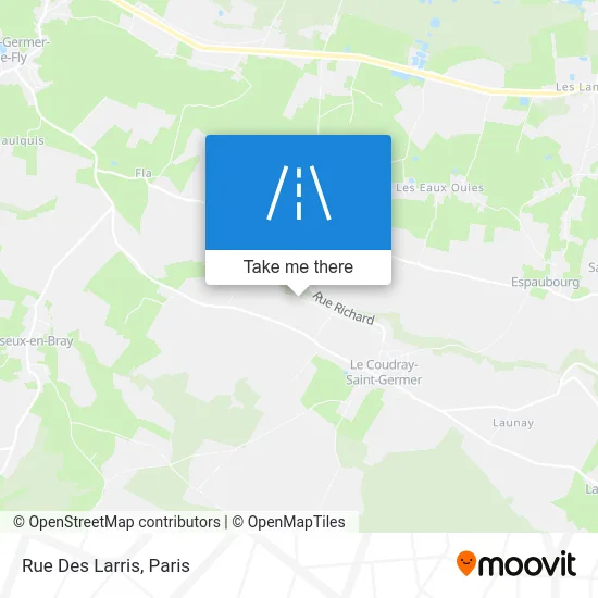Rue Des Larris map