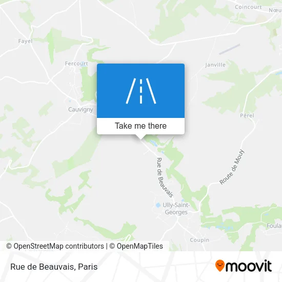 Rue de Beauvais map