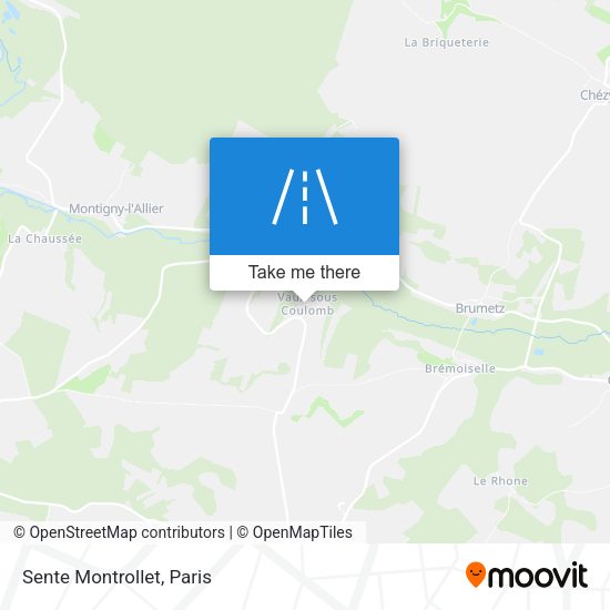 Sente Montrollet map