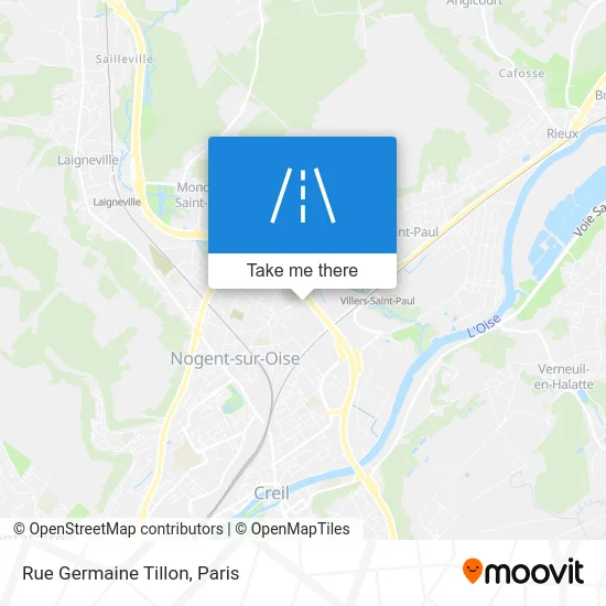Rue Germaine Tillon map