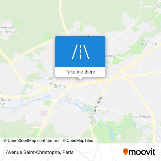Avenue Saint-Christophe map