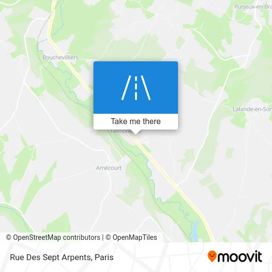 Rue Des Sept Arpents map