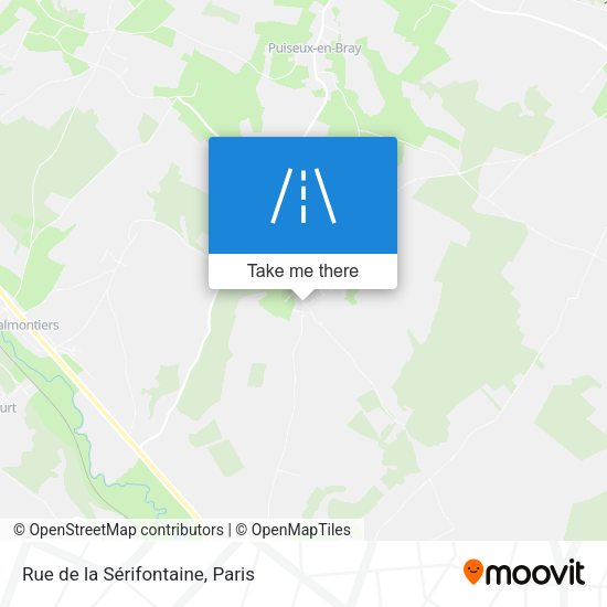 Rue de la Sérifontaine map