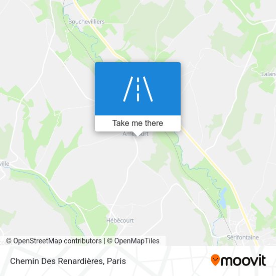 Chemin Des Renardières map