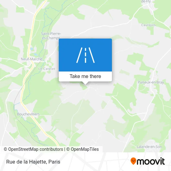 Rue de la Hajette map