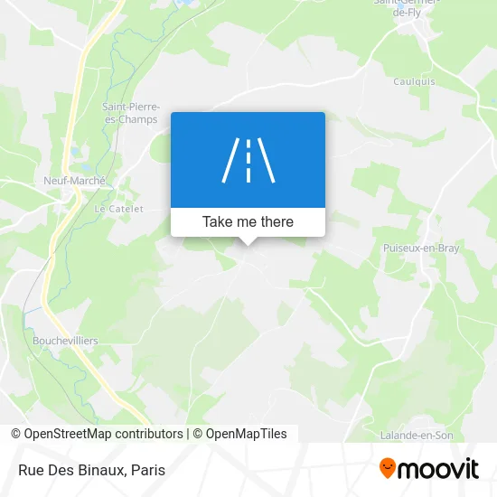 Rue Des Binaux map