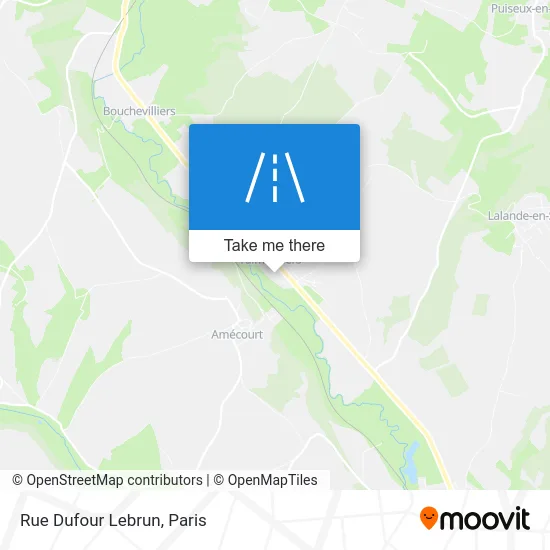 Rue Dufour Lebrun map