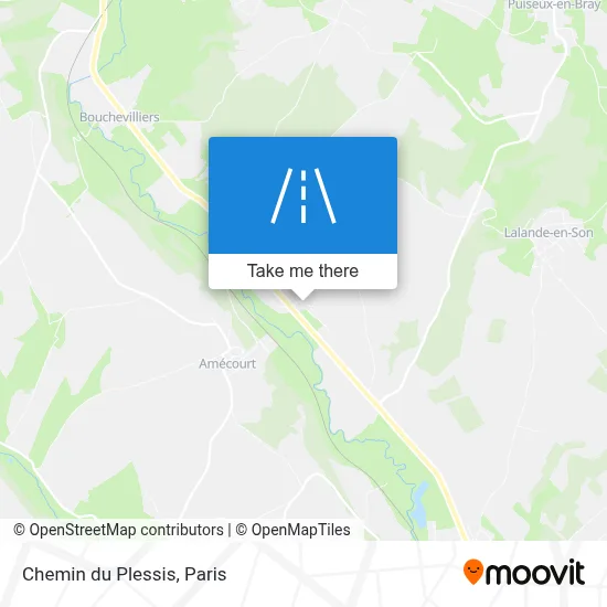 Chemin du Plessis map