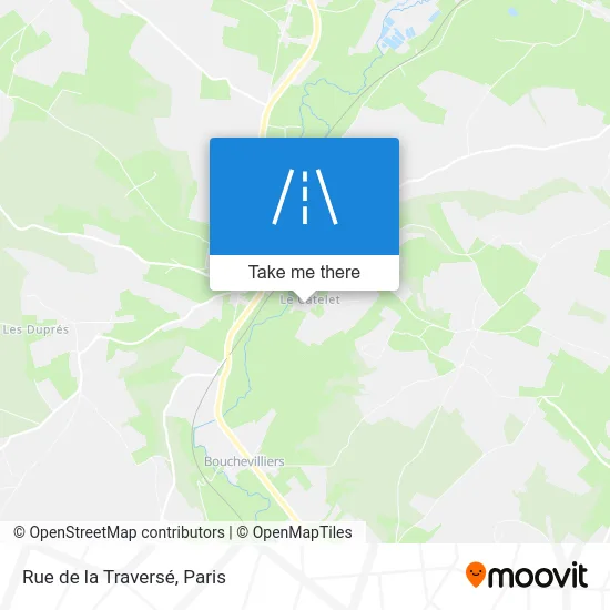 Rue de la Traversé map