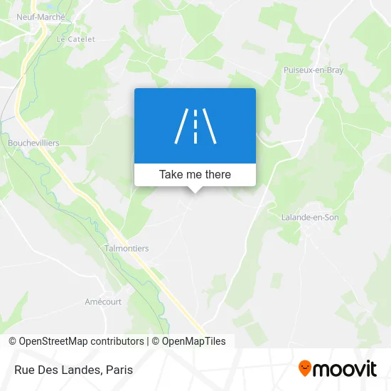 Rue Des Landes map