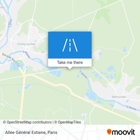 Allée Général Estiene map