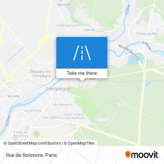 Rue de Soissons map