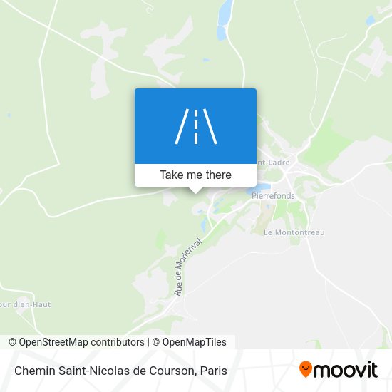 Chemin Saint-Nicolas de Courson map