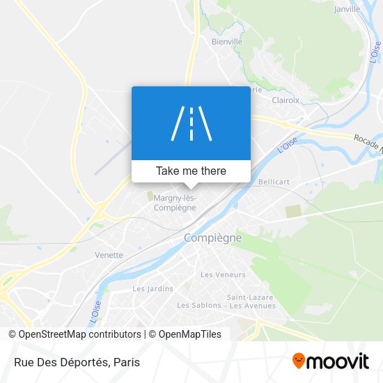 Rue Des Déportés map