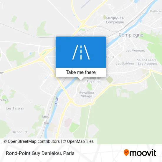 Rond-Point Guy Deniélou map