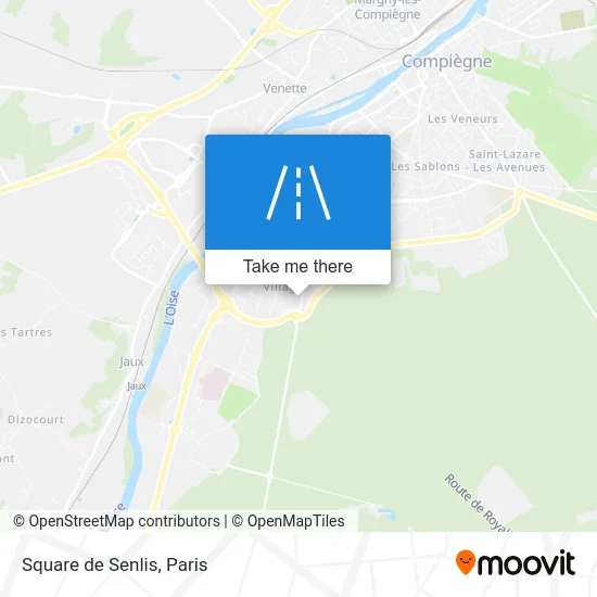 Square de Senlis map