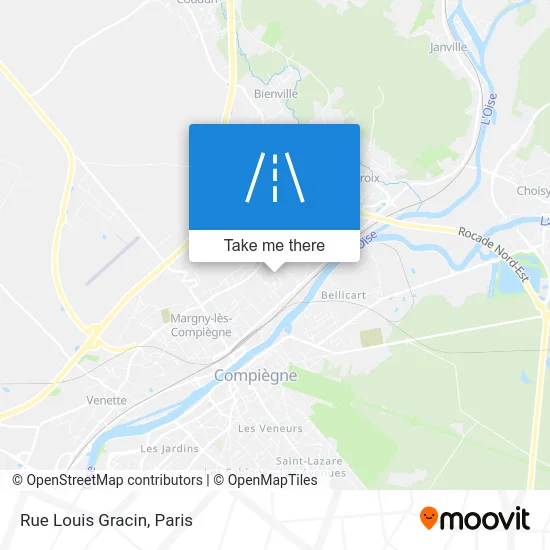 Rue Louis Gracin map