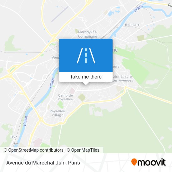 Avenue du Maréchal Juin map