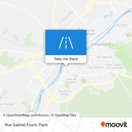 Rue Gabriel Fauré map