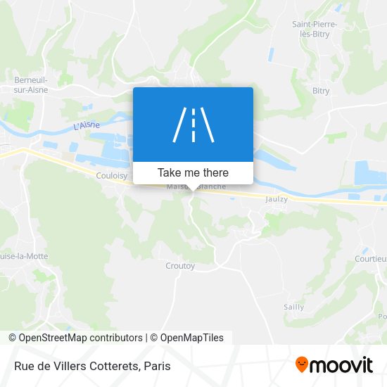 Rue de Villers Cotterets map