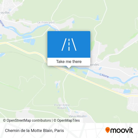 Chemin de la Motte Blain map