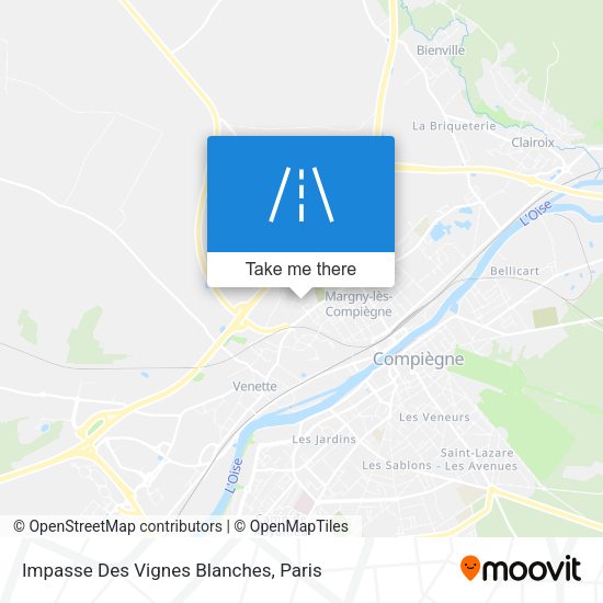Impasse Des Vignes Blanches map
