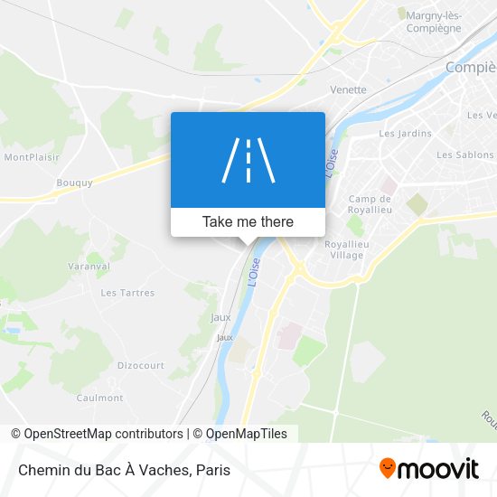 Chemin du Bac À Vaches map