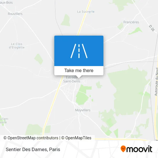 Sentier Des Dames map