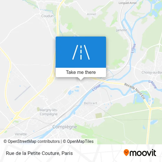 Rue de la Petite Couture map