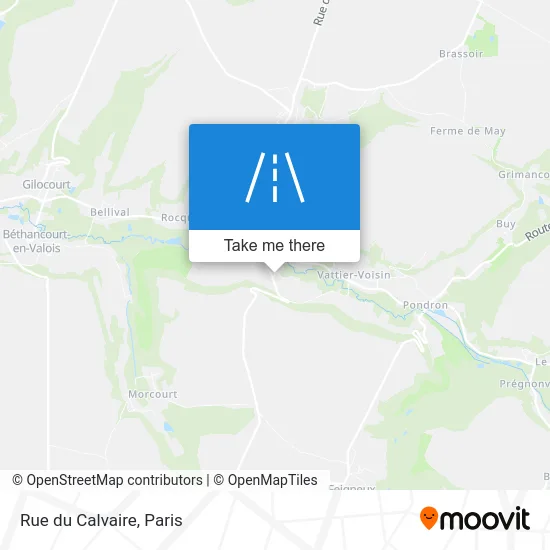 Rue du Calvaire map