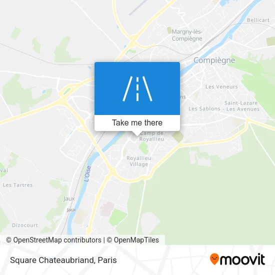 Square Chateaubriand map