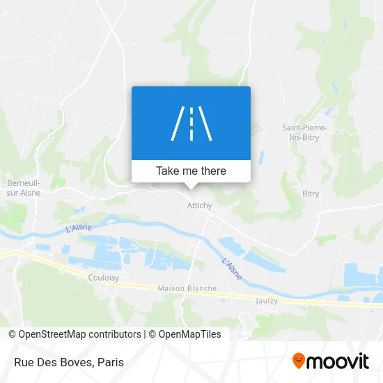 Rue Des Boves map