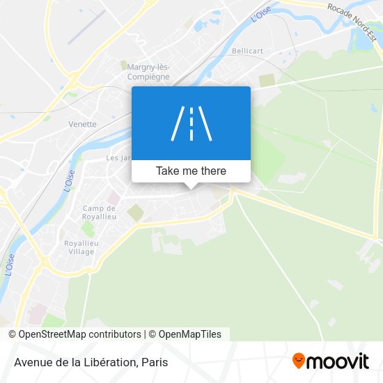 Avenue de la Libération map