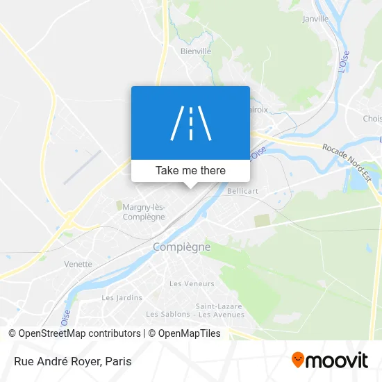 Rue André Royer map