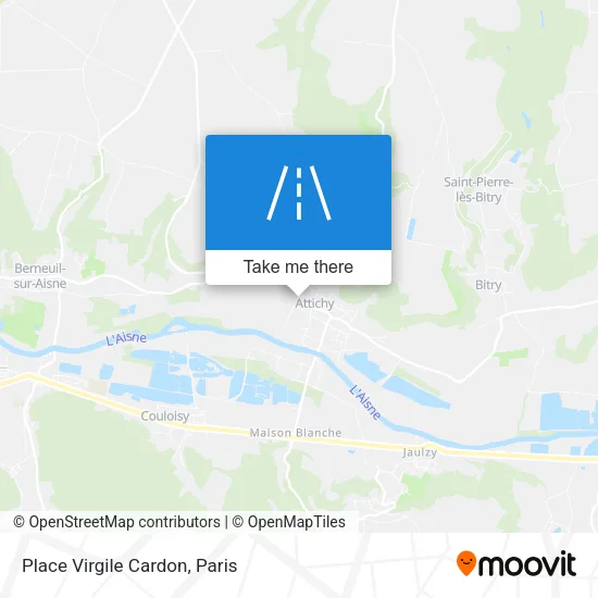 Place Virgile Cardon map