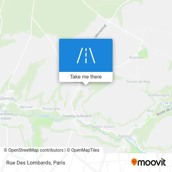 Rue Des Lombards map