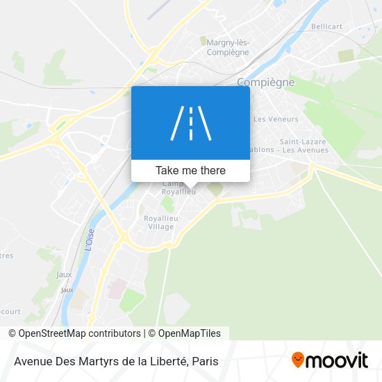 Avenue Des Martyrs de la Liberté map
