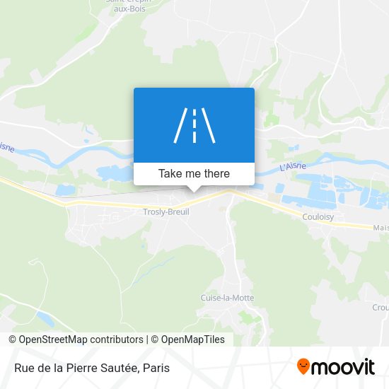 Rue de la Pierre Sautée map