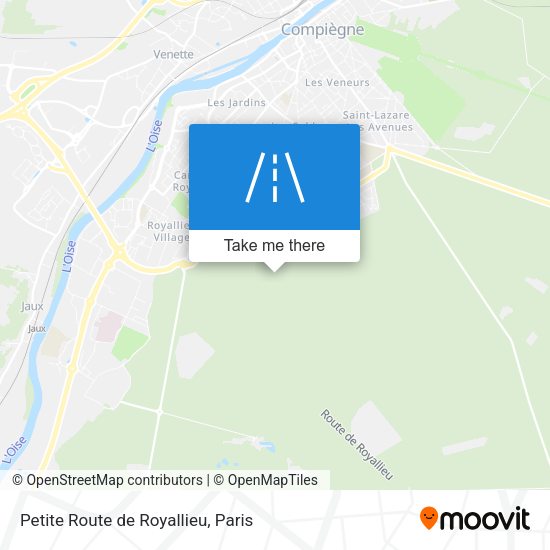 Petite Route de Royallieu map