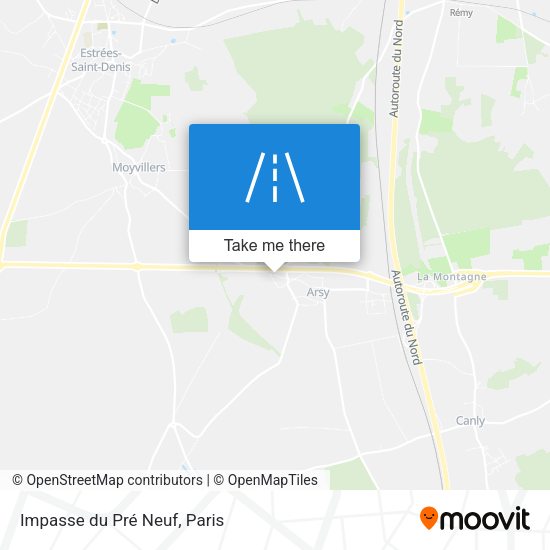 Impasse du Pré Neuf map