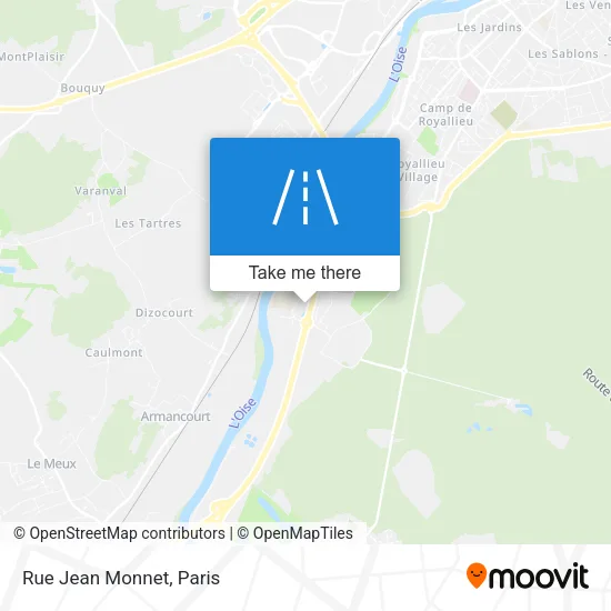 Rue Jean Monnet map